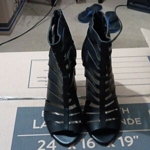 INC international concept heels size 8 color black